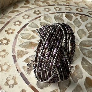 Elegant Multi-Strand Beaded Bracelet